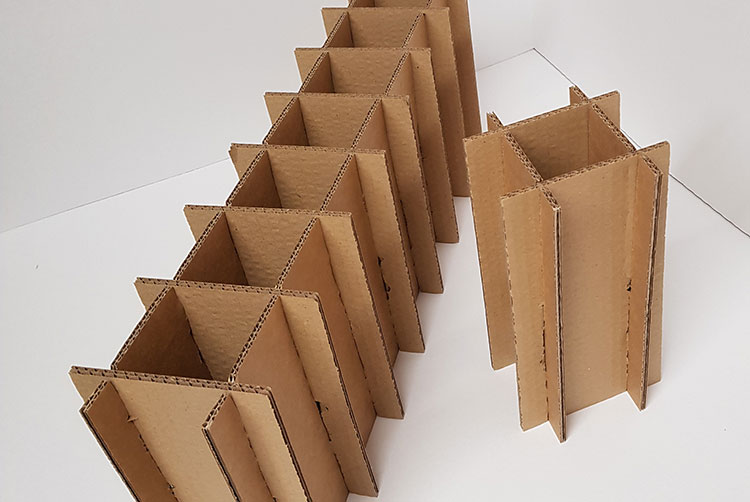 Cardboard box dividers